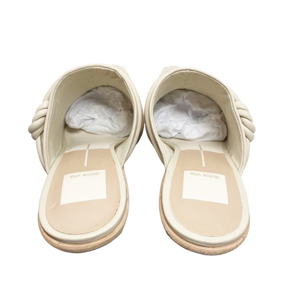 NEW Dolce Vita Sita Mules Sand Nubuck Off White Size 7.5 - Picture 10 of 13